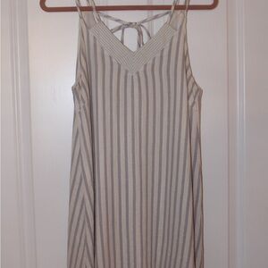Striped Sleeveless Dress